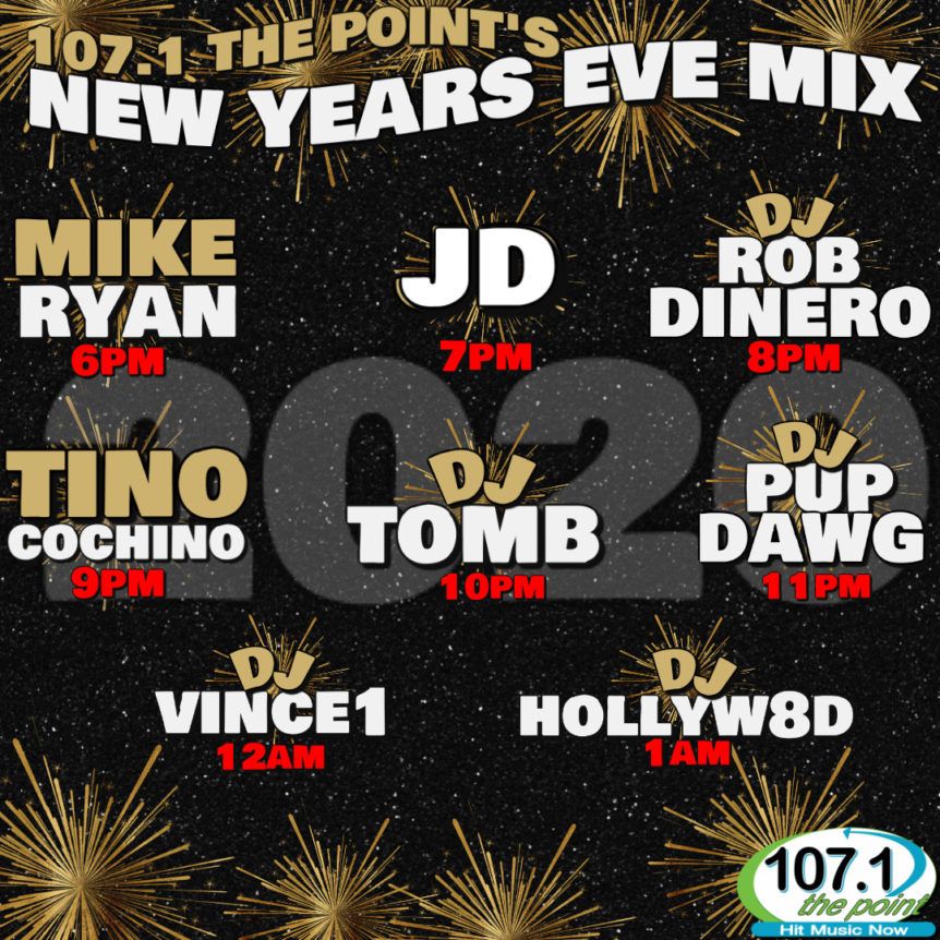 107.1 The Point New Years Eve Mix 2020 | djrobdinero.com